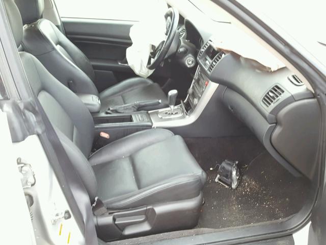 4S3BL626857228315 - 2005 SUBARU LEGACY 2.5 SILVER photo 5