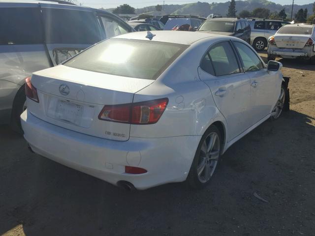 JTHBF5C26C5171083 - 2012 LEXUS IS 250 WHITE photo 4