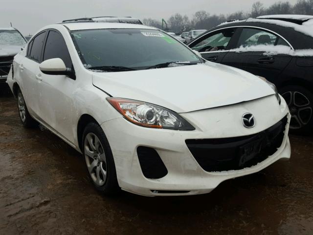 JM1BL1UG1C1551632 - 2012 MAZDA 3 I WHITE photo 1