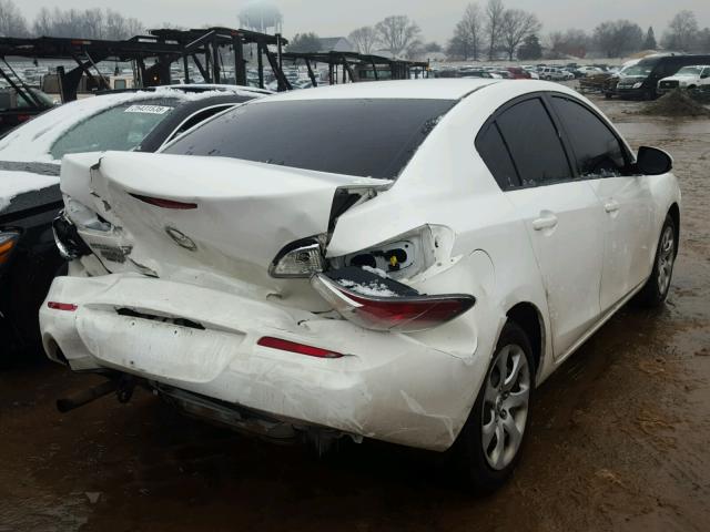 JM1BL1UG1C1551632 - 2012 MAZDA 3 I WHITE photo 4