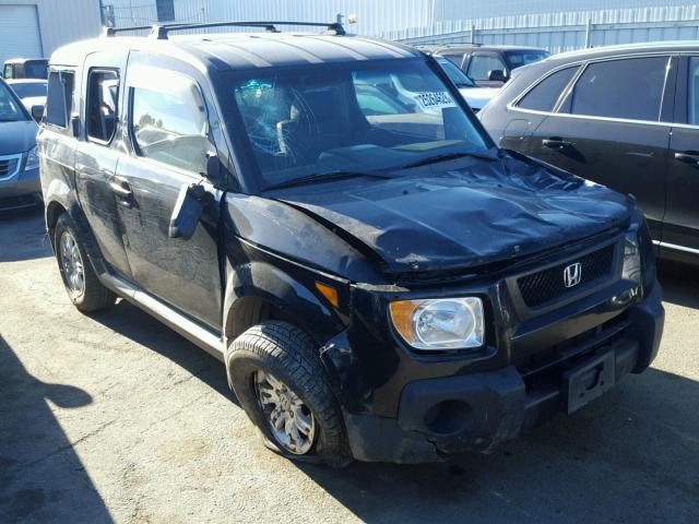 5J6YH28716L010563 - 2006 HONDA ELEMENT EX BLACK photo 1