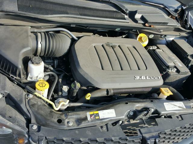 2C4RDGBG2FR702513 - 2015 DODGE GRAND CARA SILVER photo 7