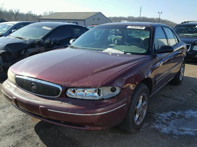 2G4WS52M1X1468752 - 1999 BUICK CENTURY CU BURGUNDY photo 2