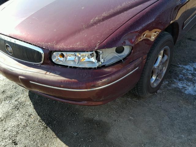 2G4WS52M1X1468752 - 1999 BUICK CENTURY CU BURGUNDY photo 9