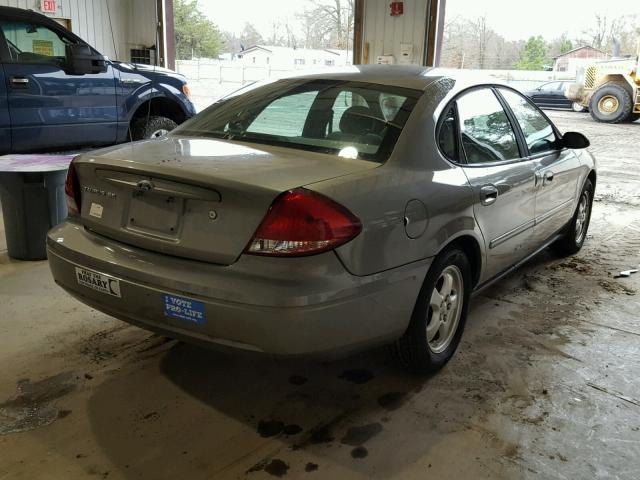 1FAFP53204A166251 - 2004 FORD TAURUS SE GRAY photo 4