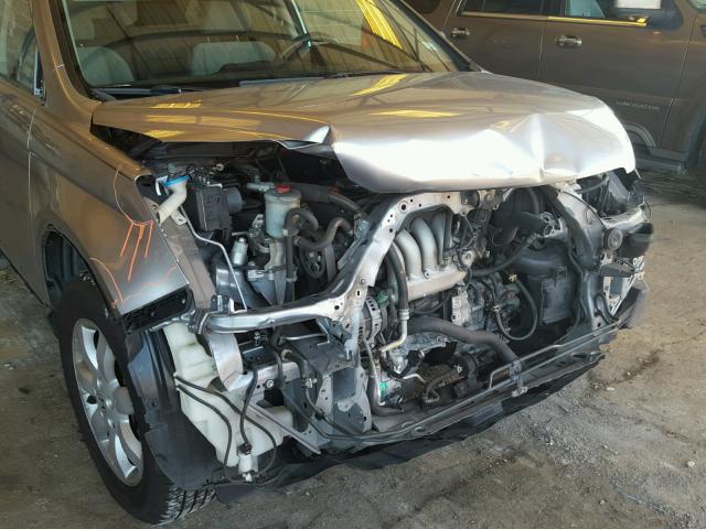 JHLRE38568C044477 - 2008 HONDA CR-V EX SILVER photo 9