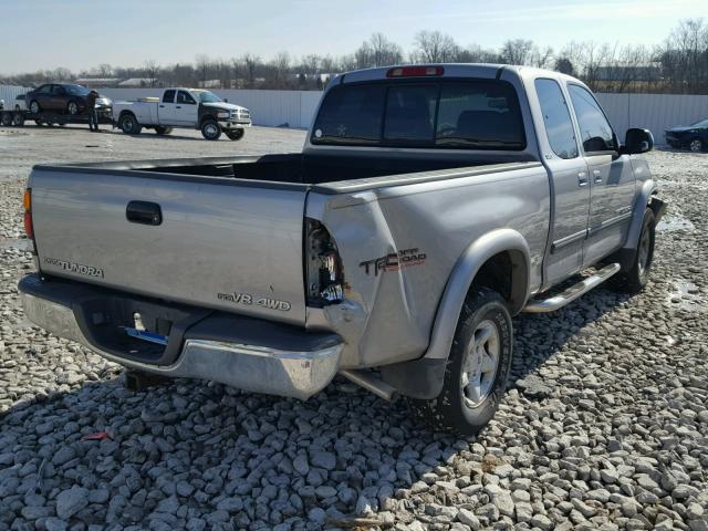 5TBBT44183S345507 - 2003 TOYOTA TUNDRA ACC SILVER photo 4