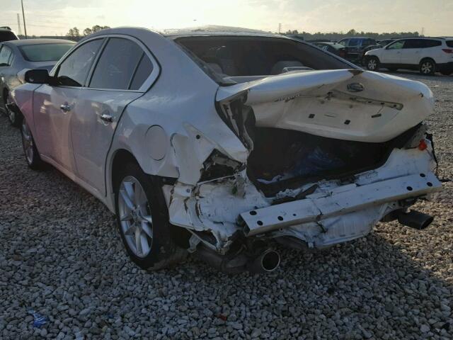 1N4AA5APXEC451099 - 2014 NISSAN MAXIMA S WHITE photo 3