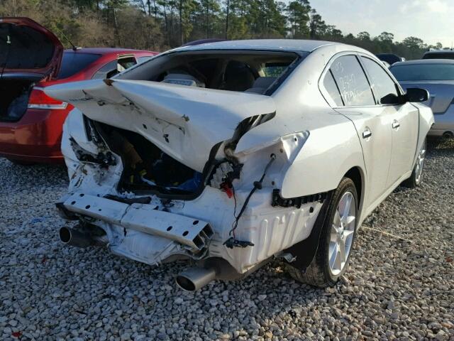 1N4AA5APXEC451099 - 2014 NISSAN MAXIMA S WHITE photo 4