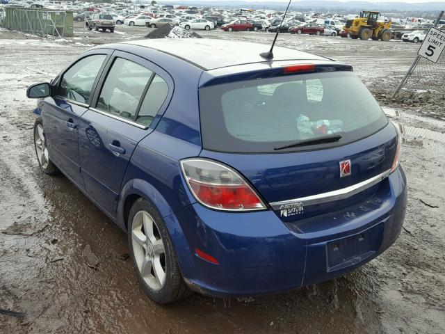 W08AT671185113783 - 2008 SATURN ASTRA XR BLUE photo 3