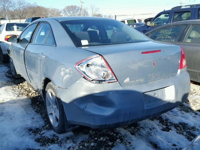 1G2ZG57BX84305893 - 2008 PONTIAC G6 BASE BLUE photo 3