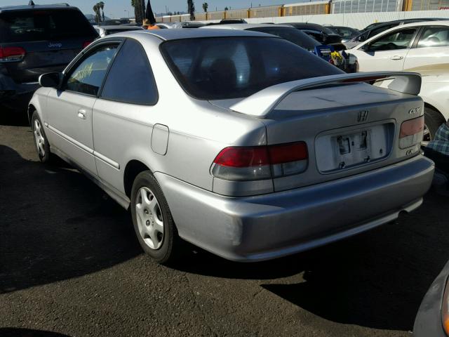 1HGEJ8244YL035587 - 2000 HONDA CIVIC EX ვერცხლისფერი ფოტო 3