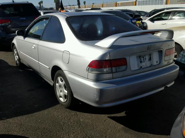 1HGEJ8244YL035587 - 2000 HONDA CIVIC EX SILVER photo 3