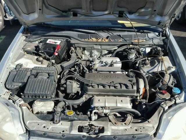 1HGEJ8244YL035587 - 2000 HONDA CIVIC EX ვერცხლისფერი ფოტო 7