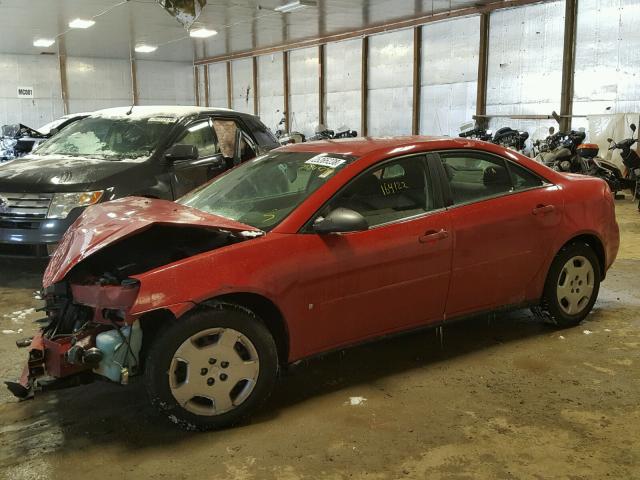 1G2ZF58B774137467 - 2007 PONTIAC G6 VALUE L RED photo 10