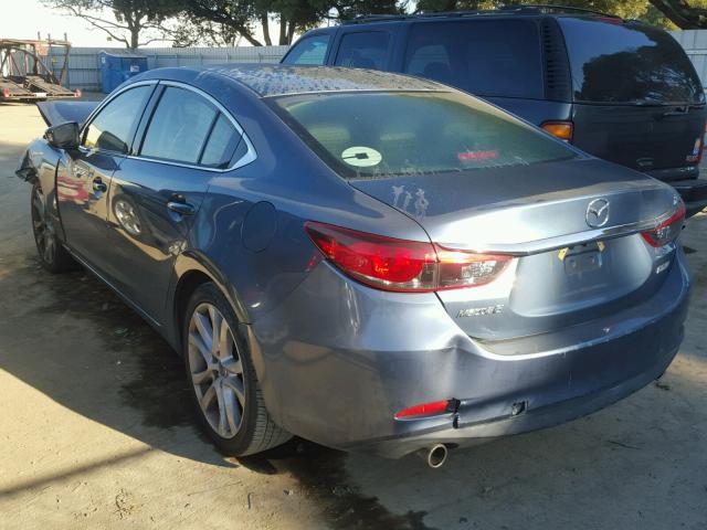 JM1GJ1V59E1106938 - 2014 MAZDA 6 TOURING GRAY photo 3