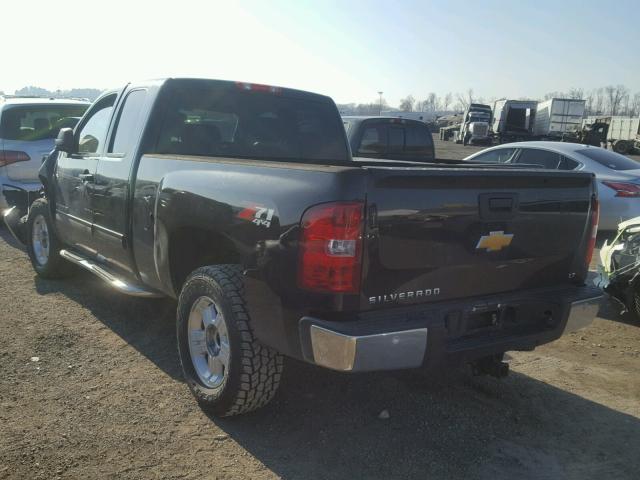 1GCRKSE71DZ407927 - 2013 CHEVROLET SILVERADO BLACK photo 3