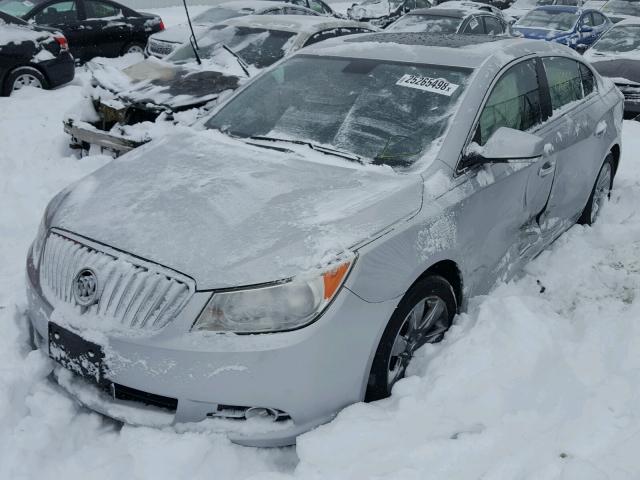 1G4GE5ED9BF262345 - 2011 BUICK LACROSSE C SILVER photo 2