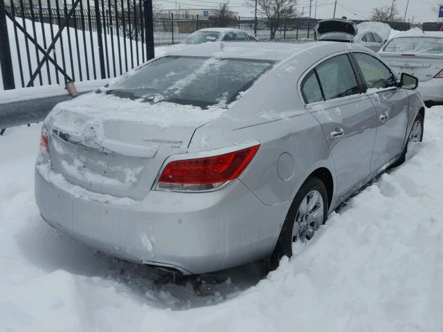 1G4GE5ED9BF262345 - 2011 BUICK LACROSSE C SILVER photo 4