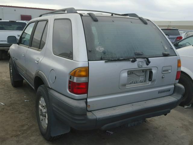 4S6CK58W914402139 - 2001 HONDA PASSPORT E SILVER photo 3