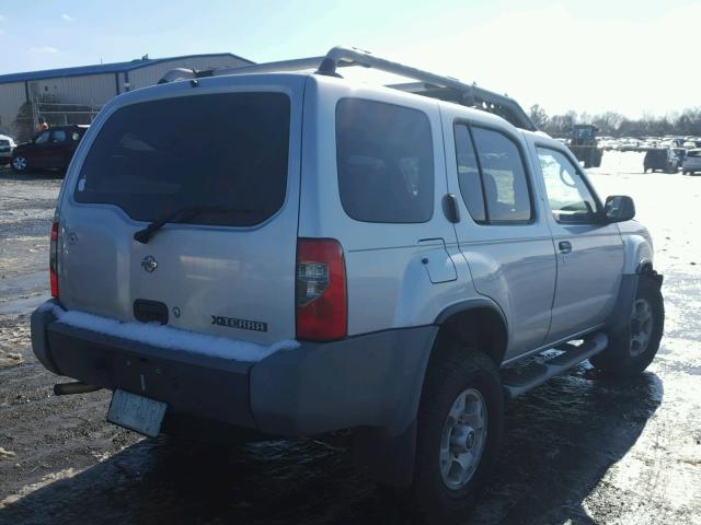 5N1ED28Y6YC586743 - 2000 NISSAN XTERRA XE SILVER photo 4