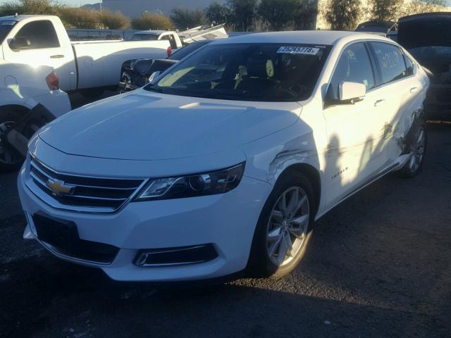 2G1105S38H9142681 - 2017 CHEVROLET IMPALA LT WHITE photo 2