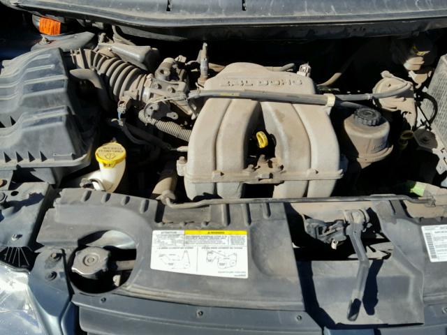 1D4GP25B75B343970 - 2005 DODGE CARAVAN SE BLUE photo 7