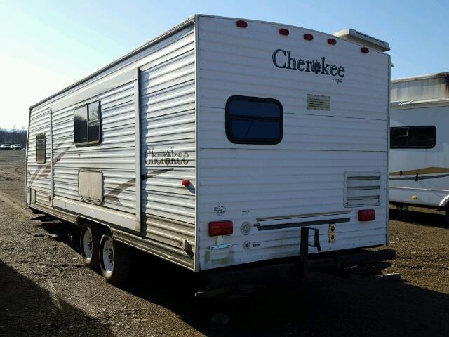 4X4TCKB237P006286 - 2007 WILDWOOD TRAILER WHITE photo 3