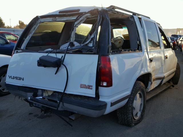 1GKEK13R6XJ789635 - 1999 GMC YUKON WHITE photo 4