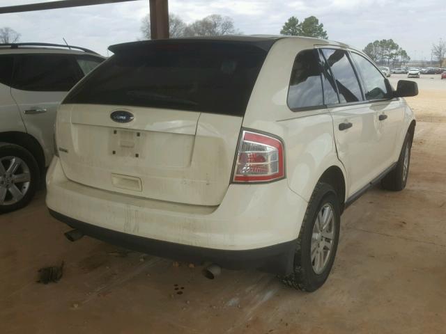 2FMDK36C48BB17214 - 2008 FORD EDGE SE WHITE photo 4