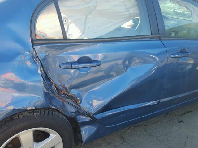 1HGFA16886L094129 - 2006 HONDA CIVIC EX BLUE photo 6