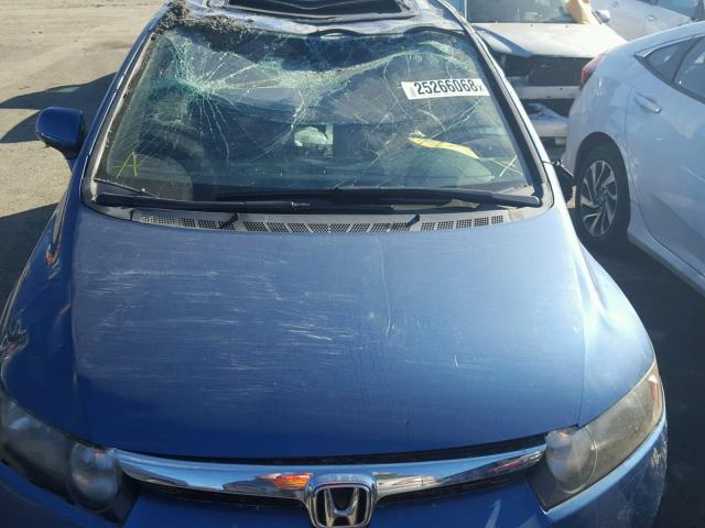 1HGFA16886L094129 - 2006 HONDA CIVIC EX ლურჯი ფოტო 9