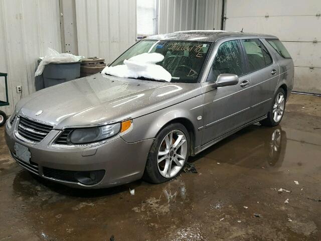 YS3EH59G063508982 - 2006 SAAB 9-5 AERO GRAY photo 2