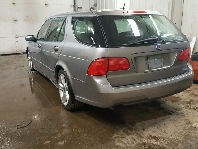 YS3EH59G063508982 - 2006 SAAB 9-5 AERO GRAY photo 3