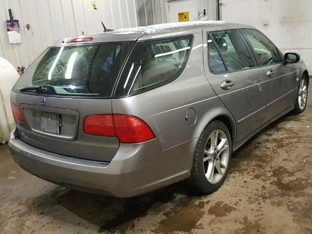 YS3EH59G063508982 - 2006 SAAB 9-5 AERO GRAY photo 4