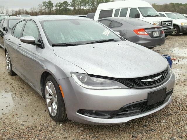 1C3CCCBG2FN517722 - 2015 CHRYSLER 200 S SILVER photo 1