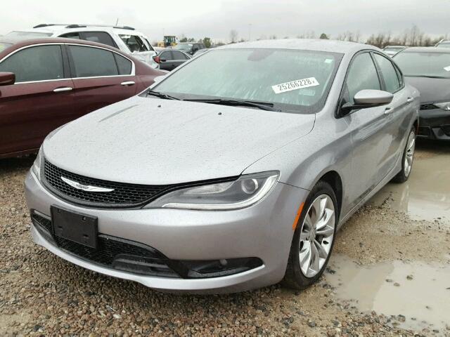 1C3CCCBG2FN517722 - 2015 CHRYSLER 200 S SILVER photo 2