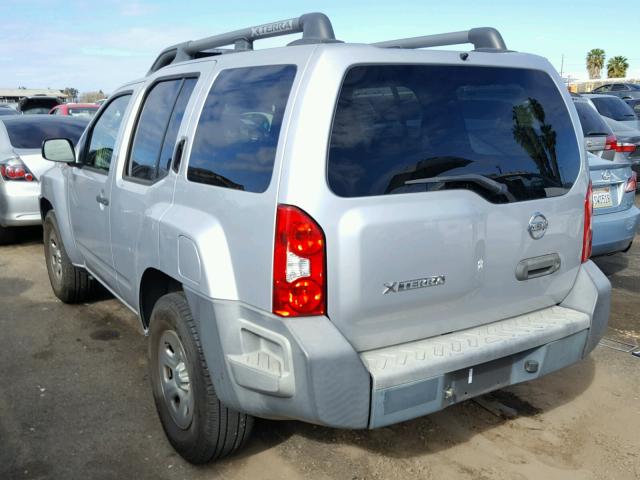 5N1AN08U38C516954 - 2008 NISSAN XTERRA OFF SILVER photo 3