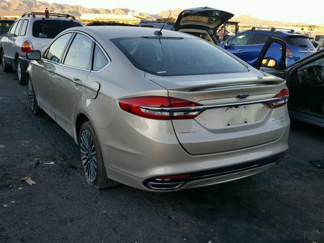 3FA6P0D94JR159139 - 2018 FORD FUSION TIT TAN photo 3