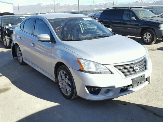 3N1AB7AP1DL658974 - 2013 NISSAN SENTRA S SILVER photo 1