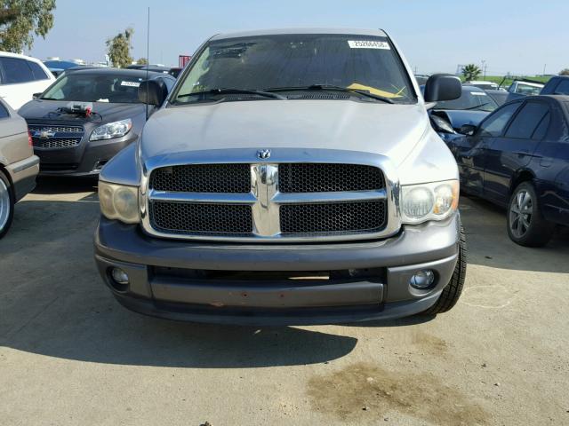 1D7HA18N84J114906 - 2004 DODGE RAM 1500 S SILVER photo 9