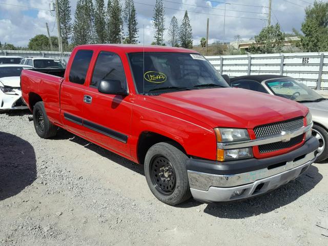 1GCEC19V35Z350789 - 2005 CHEVROLET SILVERADO RED photo 1