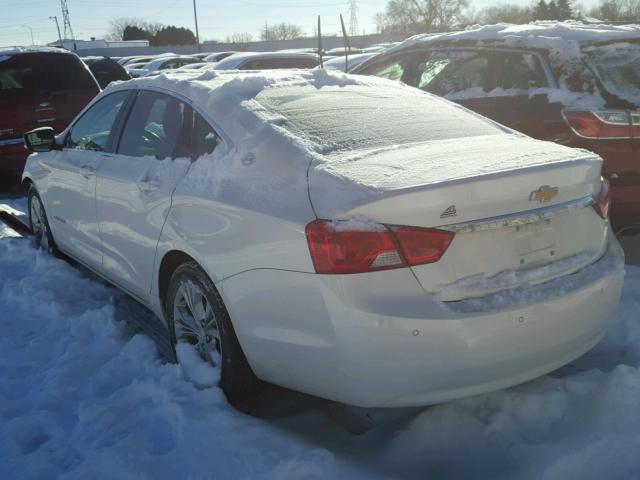 1G1115SL4EU101217 - 2014 CHEVROLET IMPALA LT WHITE photo 3