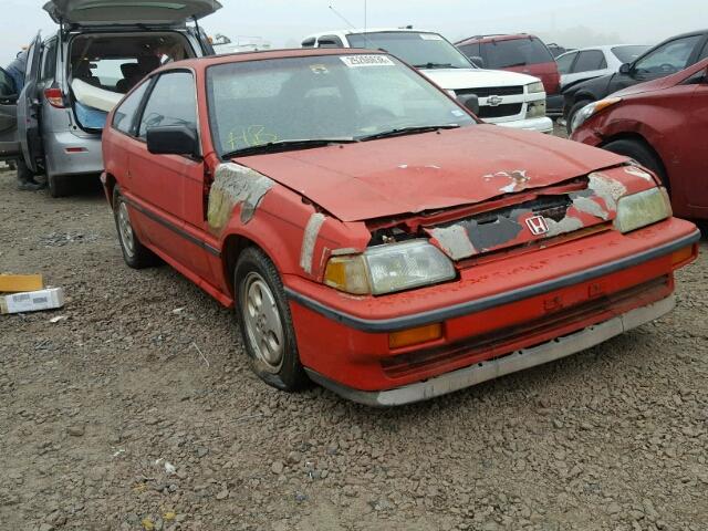 JHMAF5330GS009512 - 1986 HONDA CIVIC 1500 RED photo 1