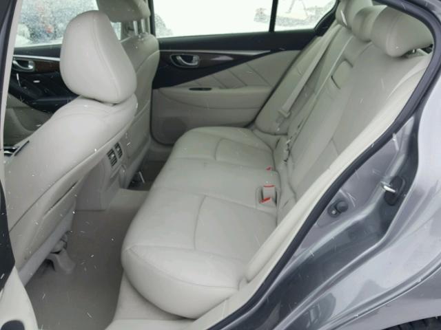 JN1BV7ARXEM682873 - 2014 INFINITI Q50 BASE Gris foto 6