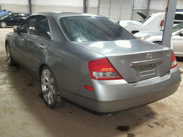 JNKAY41E73M001057 - 2003 INFINITI M45 GRAY photo 3