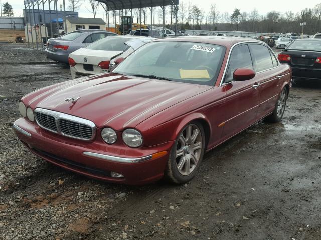 SAJWA79C75SG44169 - 2005 JAGUAR XJ8 L RED photo 2