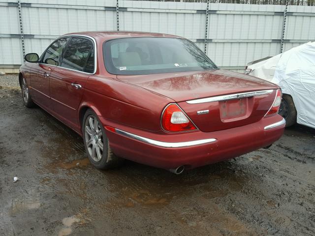 SAJWA79C75SG44169 - 2005 JAGUAR XJ8 L RED photo 3