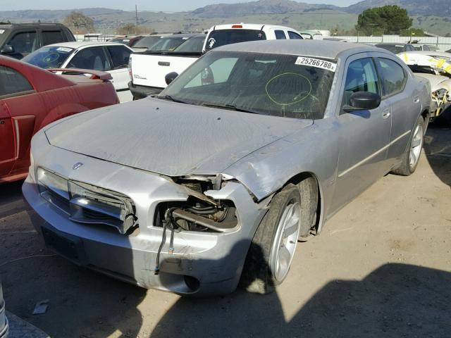 2B3KA43G76H430314 - 2006 DODGE CHARGER SE SILVER photo 2