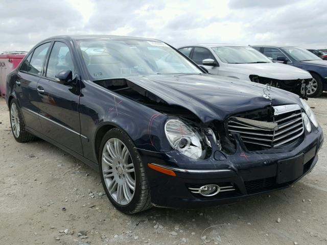 WDBUF56X58B265271 - 2008 MERCEDES-BENZ E 350 BLUE photo 1